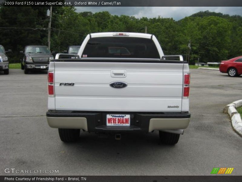 Oxford White / Camel/Tan 2009 Ford F150 Lariat SuperCab 4x4