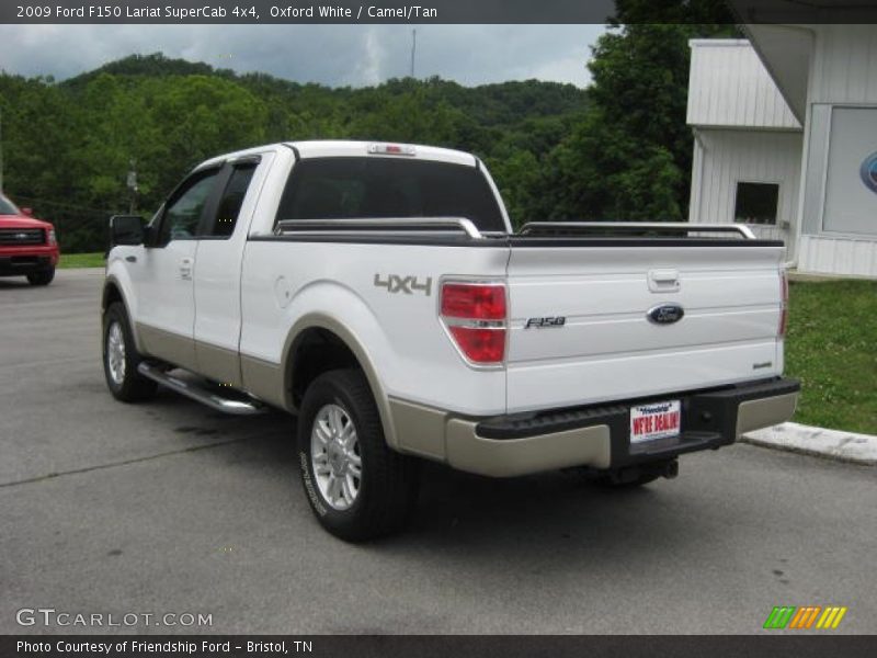 Oxford White / Camel/Tan 2009 Ford F150 Lariat SuperCab 4x4