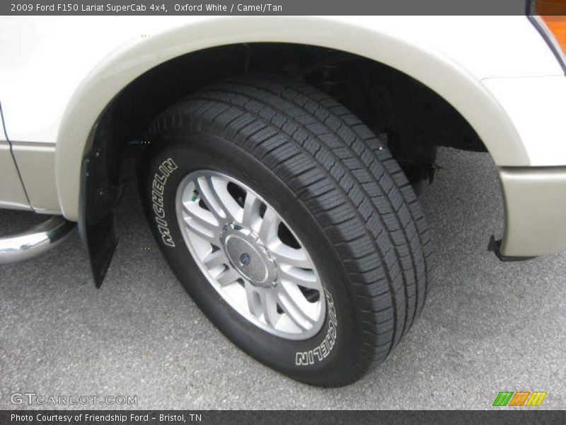 Oxford White / Camel/Tan 2009 Ford F150 Lariat SuperCab 4x4