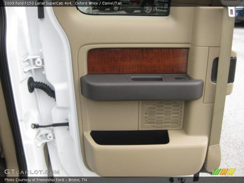 Oxford White / Camel/Tan 2009 Ford F150 Lariat SuperCab 4x4