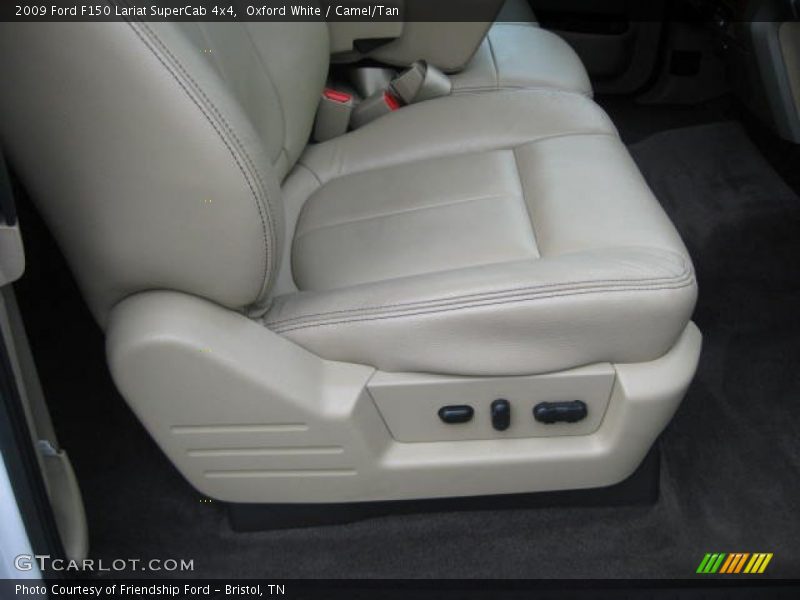 Oxford White / Camel/Tan 2009 Ford F150 Lariat SuperCab 4x4