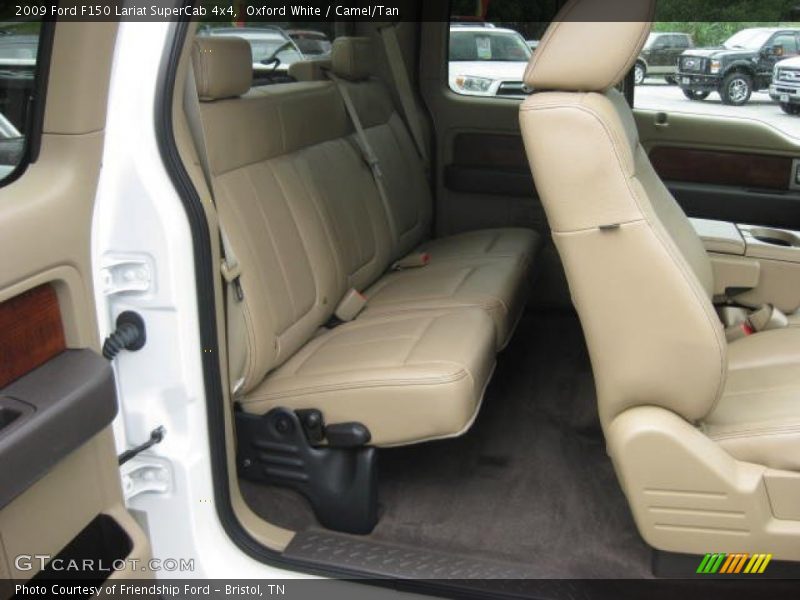 Oxford White / Camel/Tan 2009 Ford F150 Lariat SuperCab 4x4