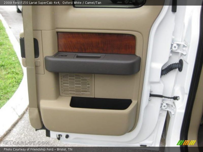 Oxford White / Camel/Tan 2009 Ford F150 Lariat SuperCab 4x4