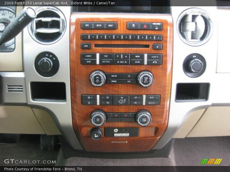 Oxford White / Camel/Tan 2009 Ford F150 Lariat SuperCab 4x4