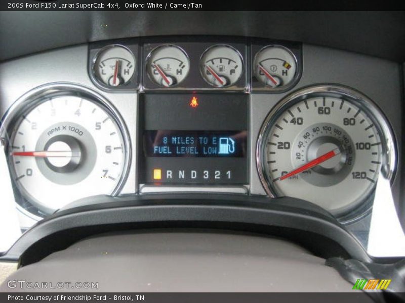 Oxford White / Camel/Tan 2009 Ford F150 Lariat SuperCab 4x4