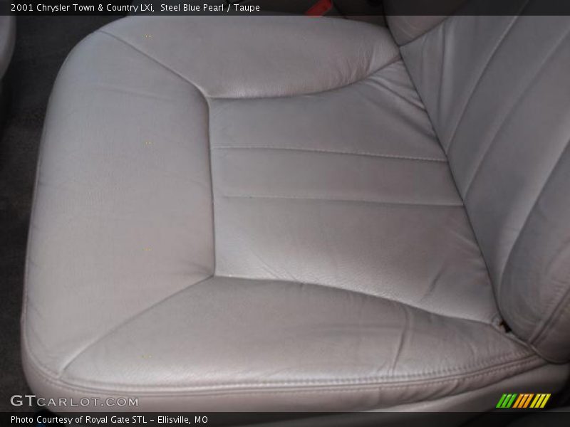 Steel Blue Pearl / Taupe 2001 Chrysler Town & Country LXi