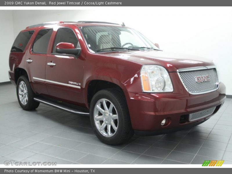 Red Jewel Tintcoat / Cocoa/Light Cashmere 2009 GMC Yukon Denali