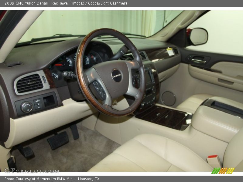 Red Jewel Tintcoat / Cocoa/Light Cashmere 2009 GMC Yukon Denali