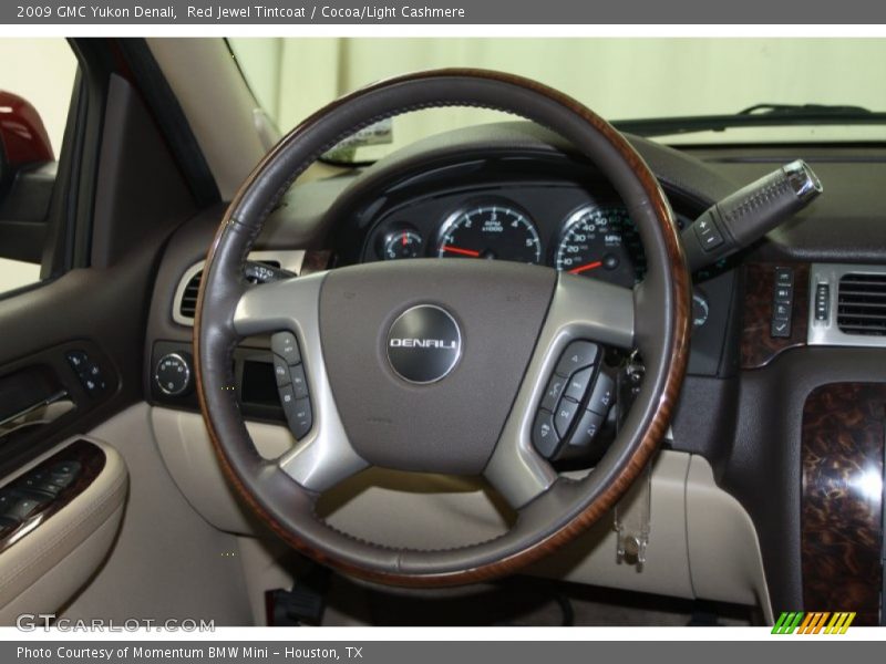 Red Jewel Tintcoat / Cocoa/Light Cashmere 2009 GMC Yukon Denali