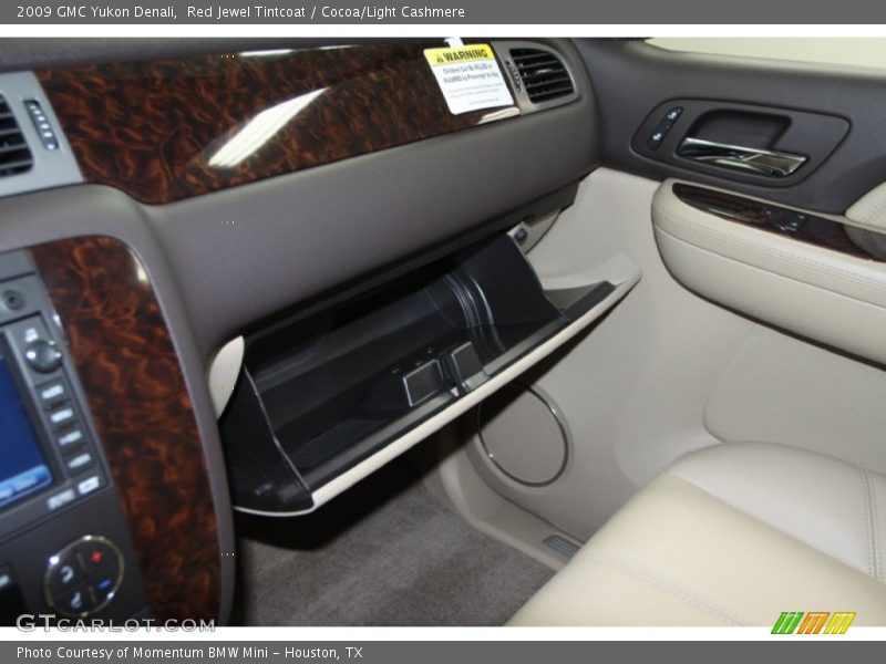 Red Jewel Tintcoat / Cocoa/Light Cashmere 2009 GMC Yukon Denali