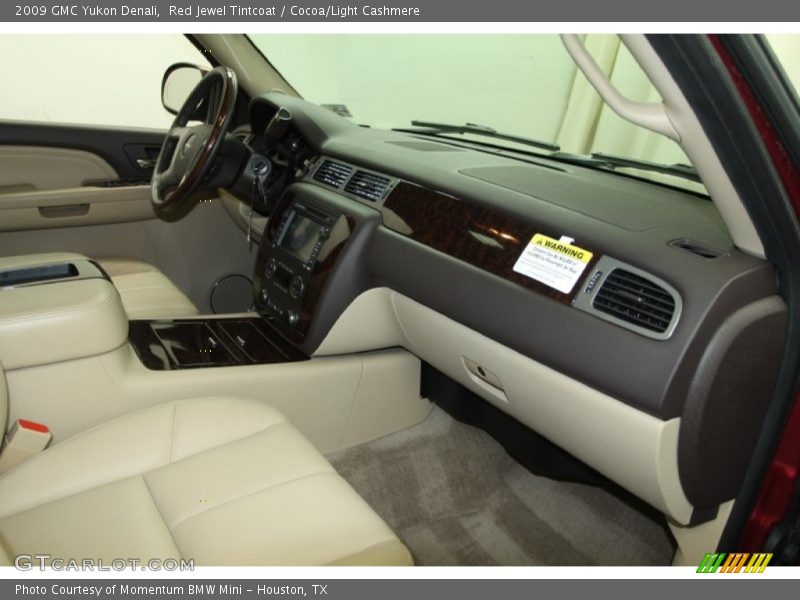 Red Jewel Tintcoat / Cocoa/Light Cashmere 2009 GMC Yukon Denali