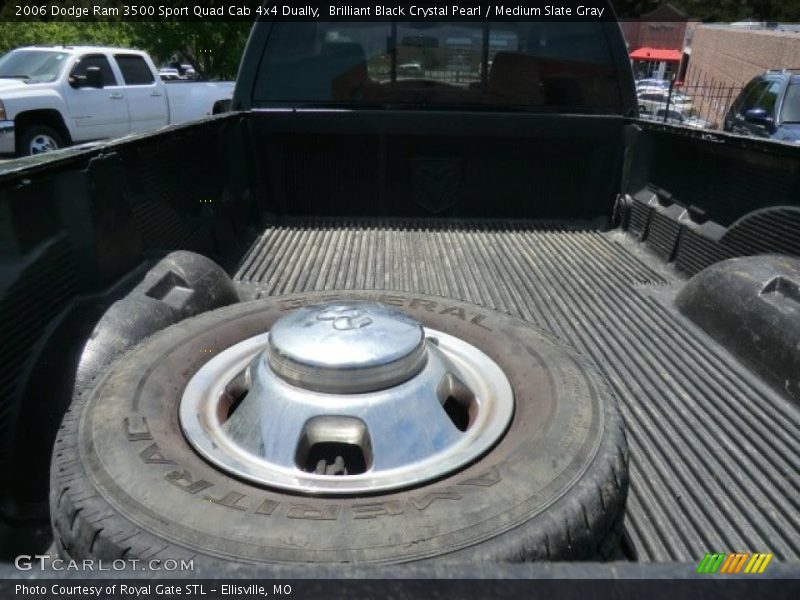 Brilliant Black Crystal Pearl / Medium Slate Gray 2006 Dodge Ram 3500 Sport Quad Cab 4x4 Dually