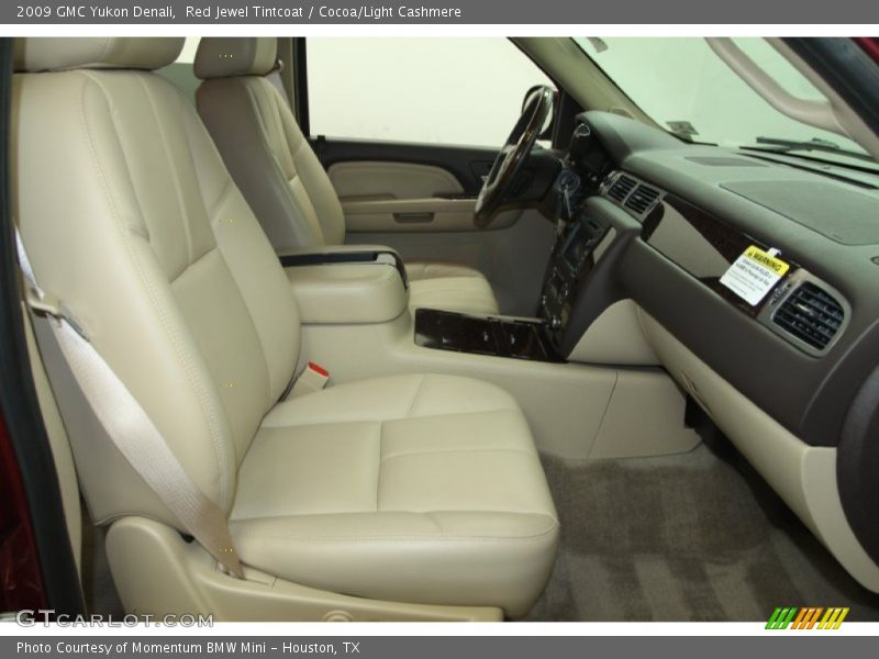 Red Jewel Tintcoat / Cocoa/Light Cashmere 2009 GMC Yukon Denali