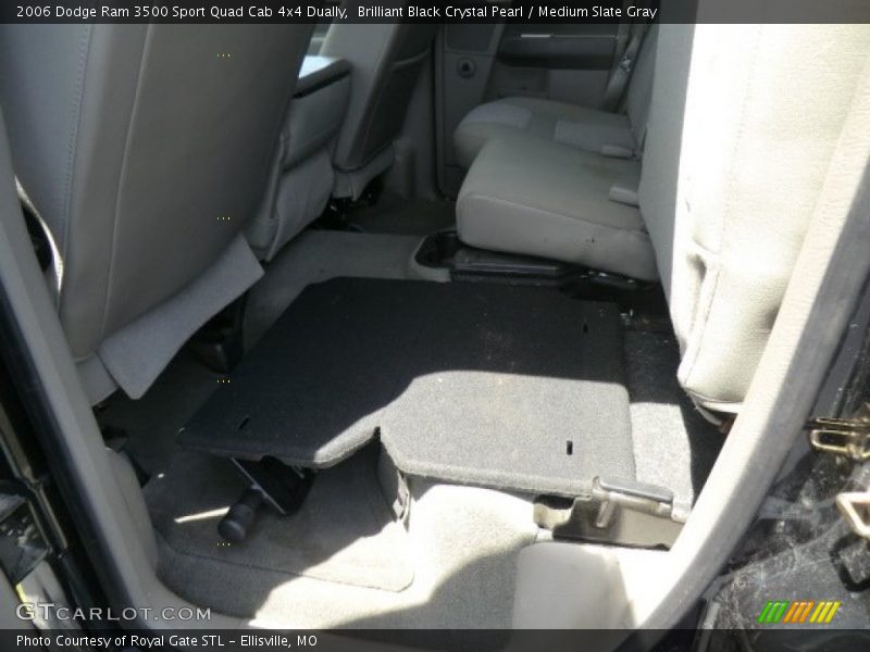 Brilliant Black Crystal Pearl / Medium Slate Gray 2006 Dodge Ram 3500 Sport Quad Cab 4x4 Dually