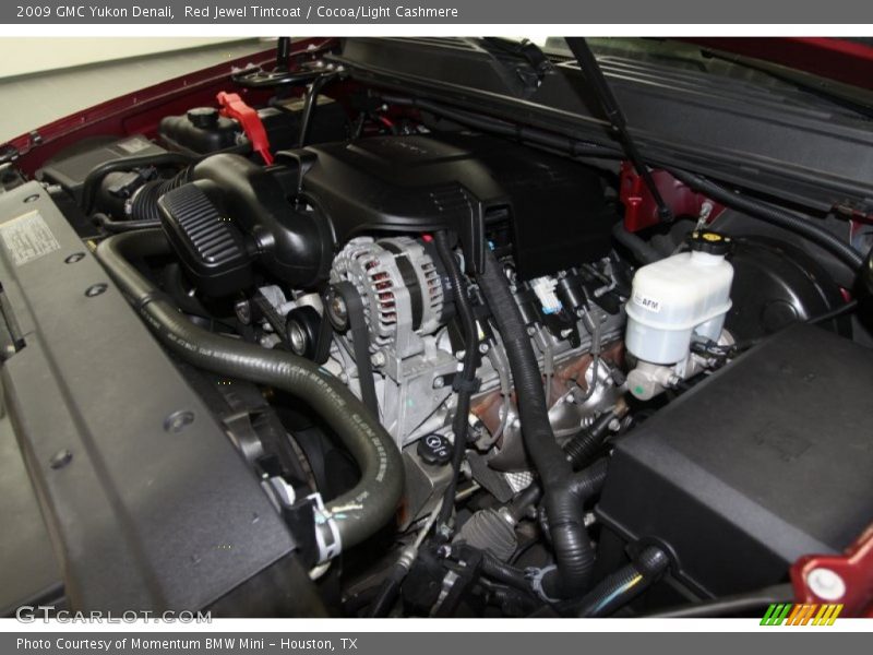 Red Jewel Tintcoat / Cocoa/Light Cashmere 2009 GMC Yukon Denali