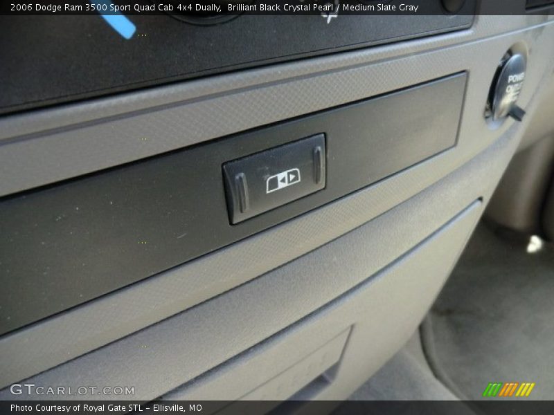 Brilliant Black Crystal Pearl / Medium Slate Gray 2006 Dodge Ram 3500 Sport Quad Cab 4x4 Dually