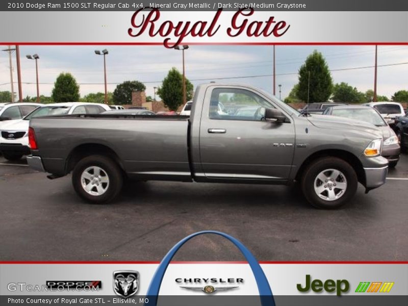 Mineral Gray Metallic / Dark Slate/Medium Graystone 2010 Dodge Ram 1500 SLT Regular Cab 4x4