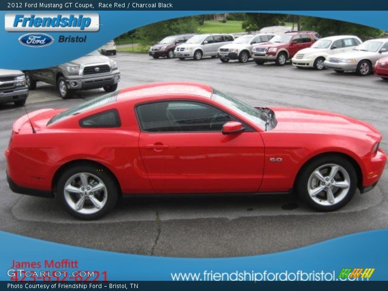 Race Red / Charcoal Black 2012 Ford Mustang GT Coupe