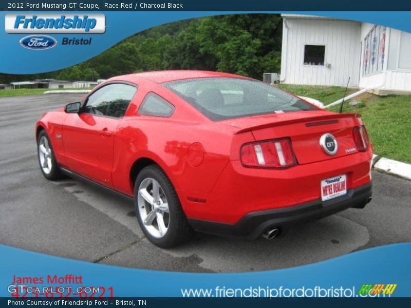 Race Red / Charcoal Black 2012 Ford Mustang GT Coupe
