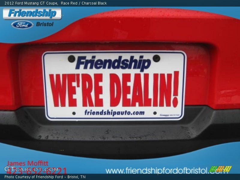 Race Red / Charcoal Black 2012 Ford Mustang GT Coupe