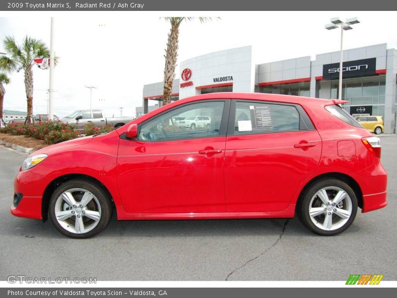 Radiant Red / Ash Gray 2009 Toyota Matrix S