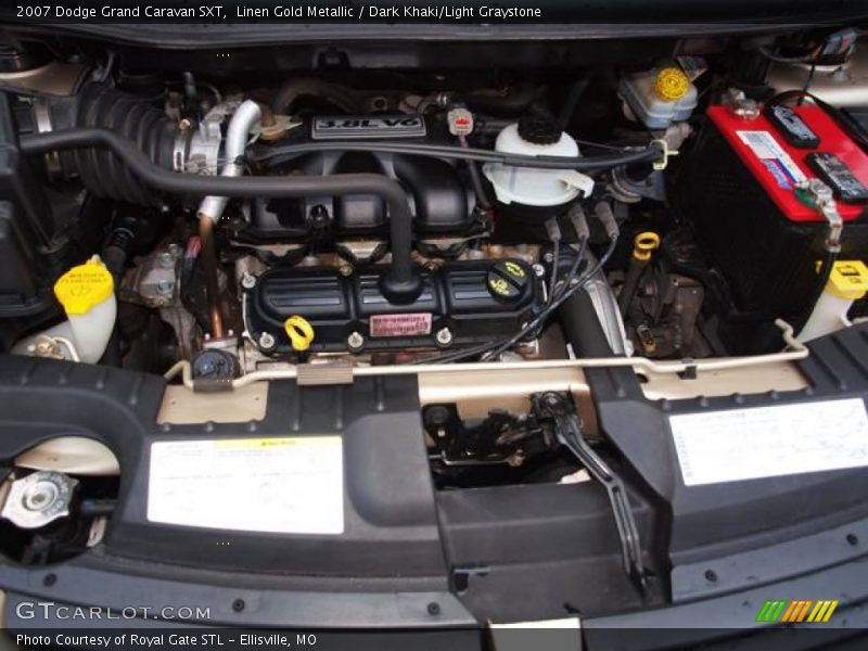 Linen Gold Metallic / Dark Khaki/Light Graystone 2007 Dodge Grand Caravan SXT