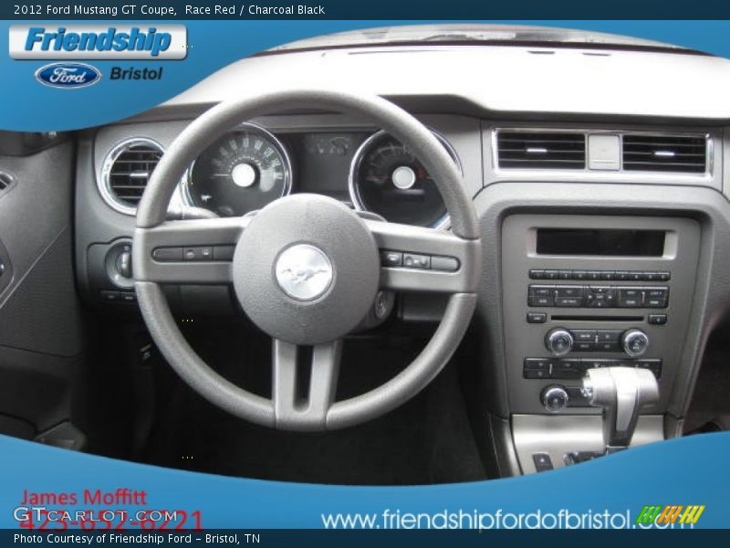 Race Red / Charcoal Black 2012 Ford Mustang GT Coupe