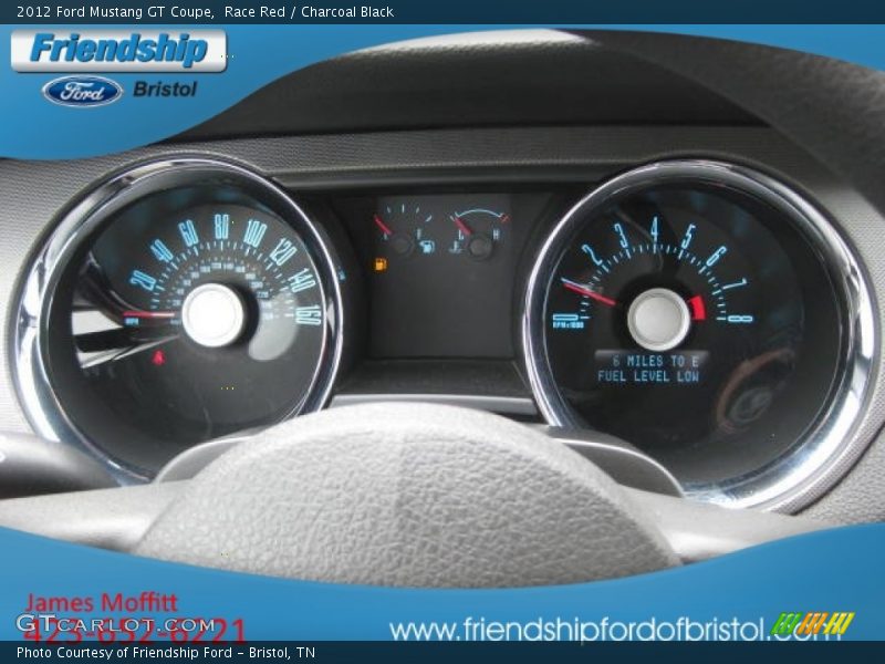 Race Red / Charcoal Black 2012 Ford Mustang GT Coupe
