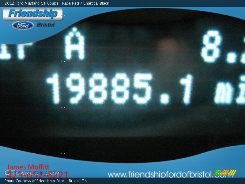 Race Red / Charcoal Black 2012 Ford Mustang GT Coupe