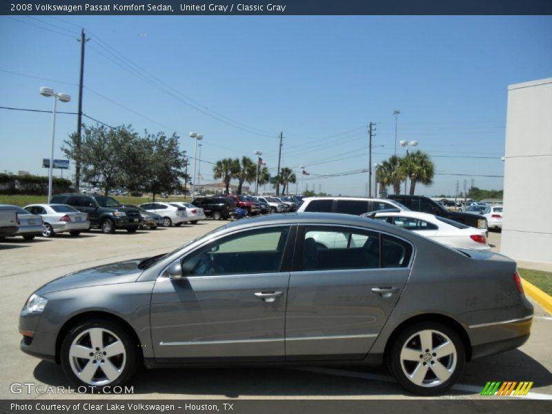 United Gray / Classic Gray 2008 Volkswagen Passat Komfort Sedan