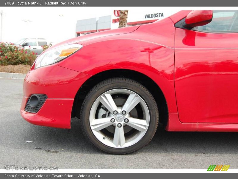 Radiant Red / Ash Gray 2009 Toyota Matrix S