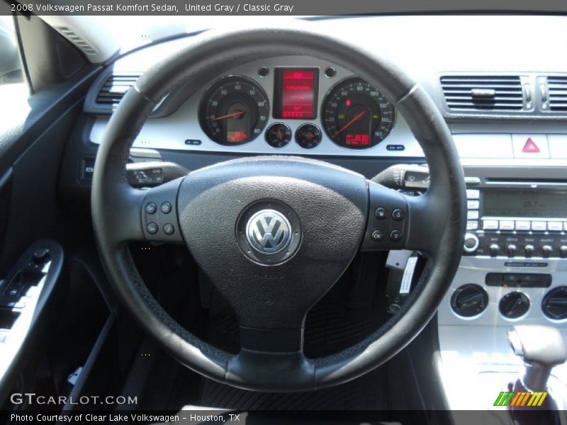 United Gray / Classic Gray 2008 Volkswagen Passat Komfort Sedan