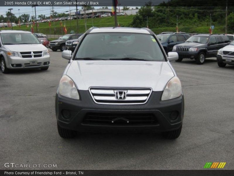 Satin Silver Metallic / Black 2005 Honda CR-V EX 4WD