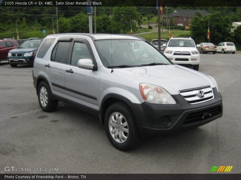 Satin Silver Metallic / Black 2005 Honda CR-V EX 4WD
