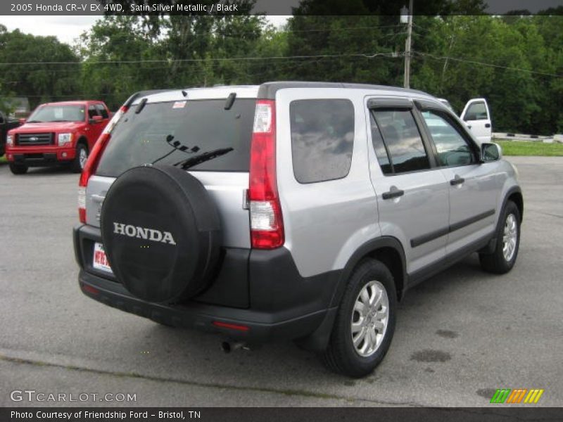Satin Silver Metallic / Black 2005 Honda CR-V EX 4WD