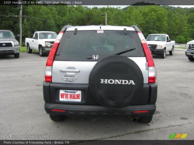 Satin Silver Metallic / Black 2005 Honda CR-V EX 4WD