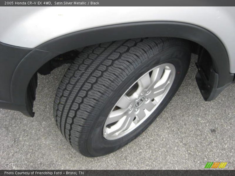 Satin Silver Metallic / Black 2005 Honda CR-V EX 4WD