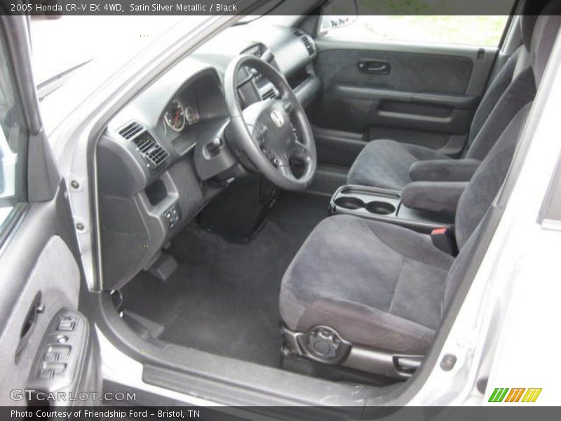Satin Silver Metallic / Black 2005 Honda CR-V EX 4WD