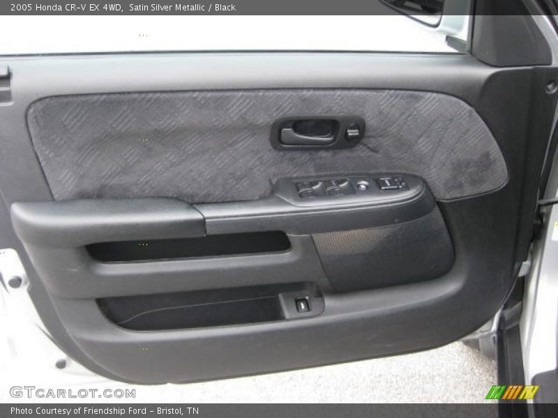 Satin Silver Metallic / Black 2005 Honda CR-V EX 4WD