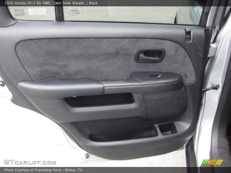 Satin Silver Metallic / Black 2005 Honda CR-V EX 4WD