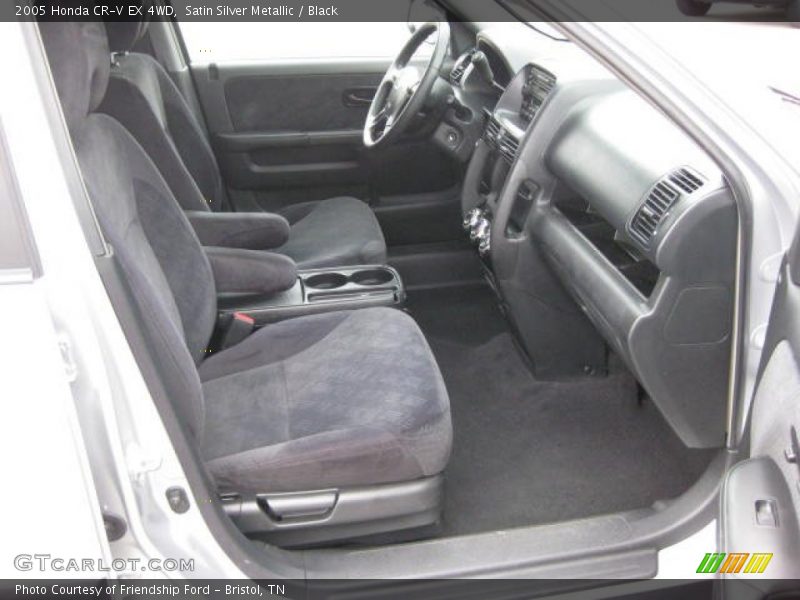 Satin Silver Metallic / Black 2005 Honda CR-V EX 4WD