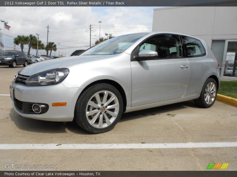 Front 3/4 View of 2012 Golf 2 Door TDI