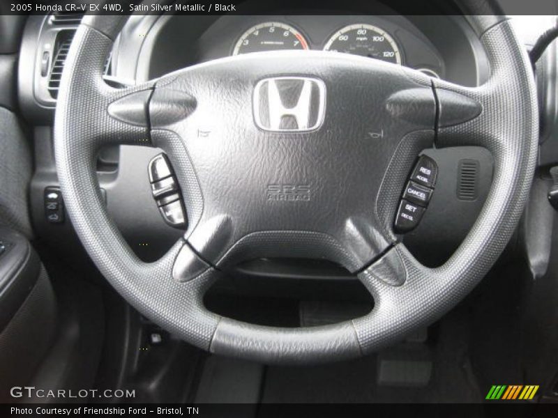 Satin Silver Metallic / Black 2005 Honda CR-V EX 4WD