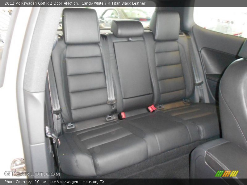 Rear Seat of 2012 Golf R 2 Door 4Motion