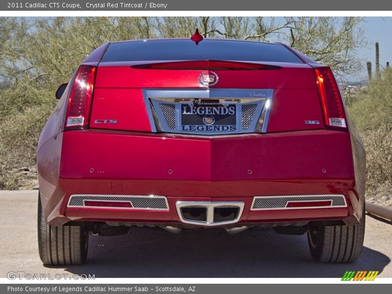 Crystal Red Tintcoat / Ebony 2011 Cadillac CTS Coupe