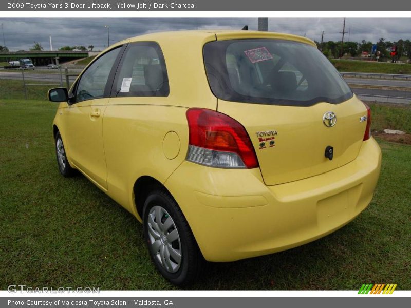 Yellow Jolt / Dark Charcoal 2009 Toyota Yaris 3 Door Liftback