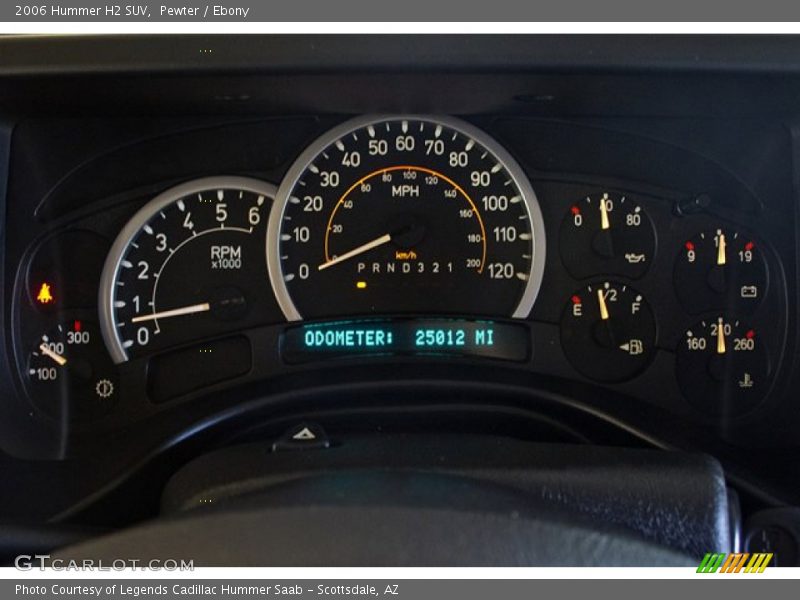  2006 H2 SUV SUV Gauges