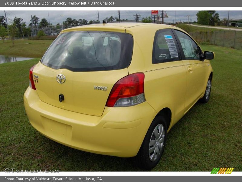 Yellow Jolt / Dark Charcoal 2009 Toyota Yaris 3 Door Liftback