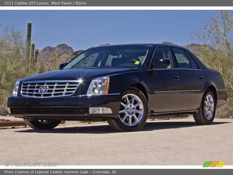 Black Raven / Ebony 2011 Cadillac DTS Luxury