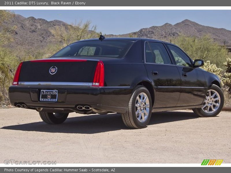 Black Raven / Ebony 2011 Cadillac DTS Luxury